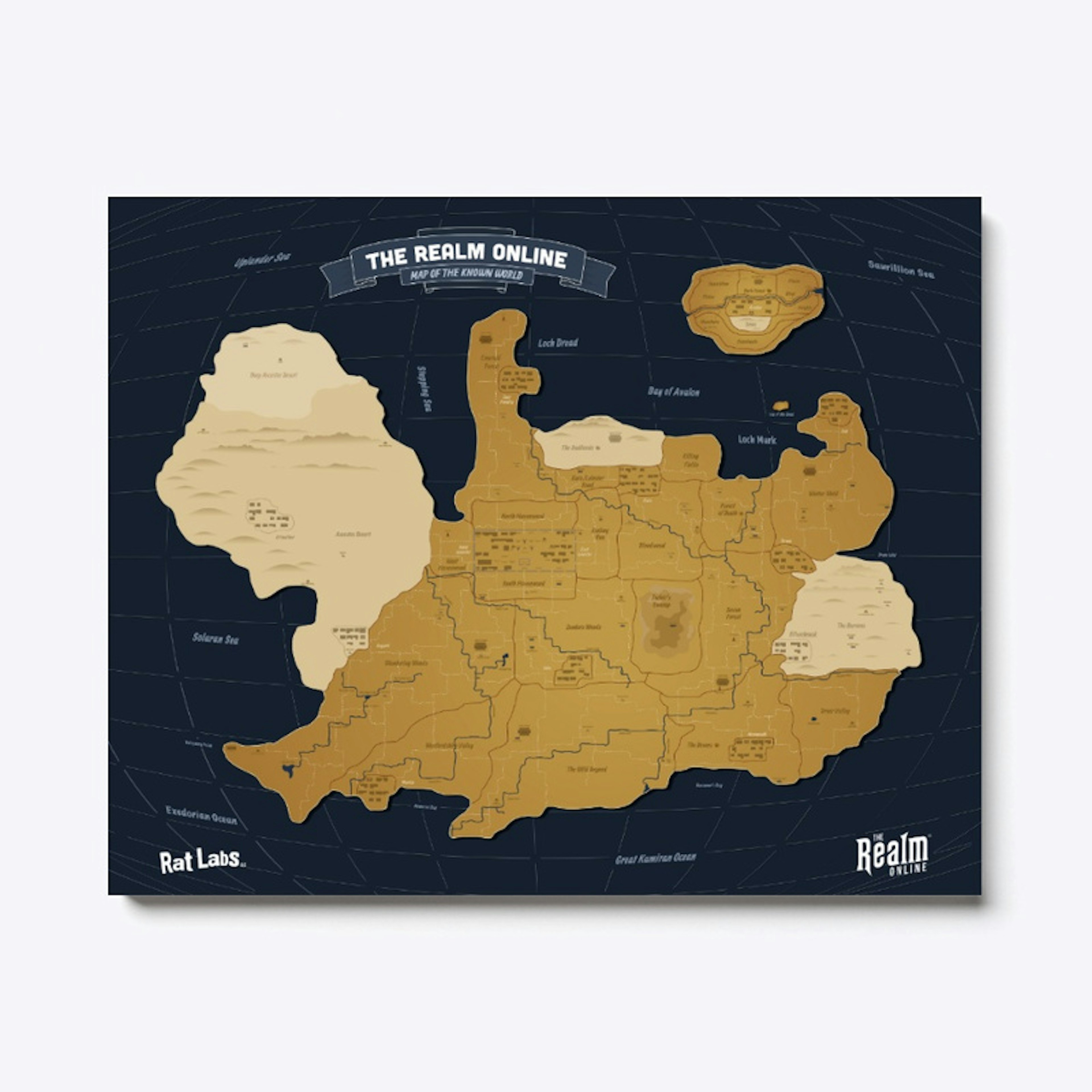 Wall Art - Map of the Known World