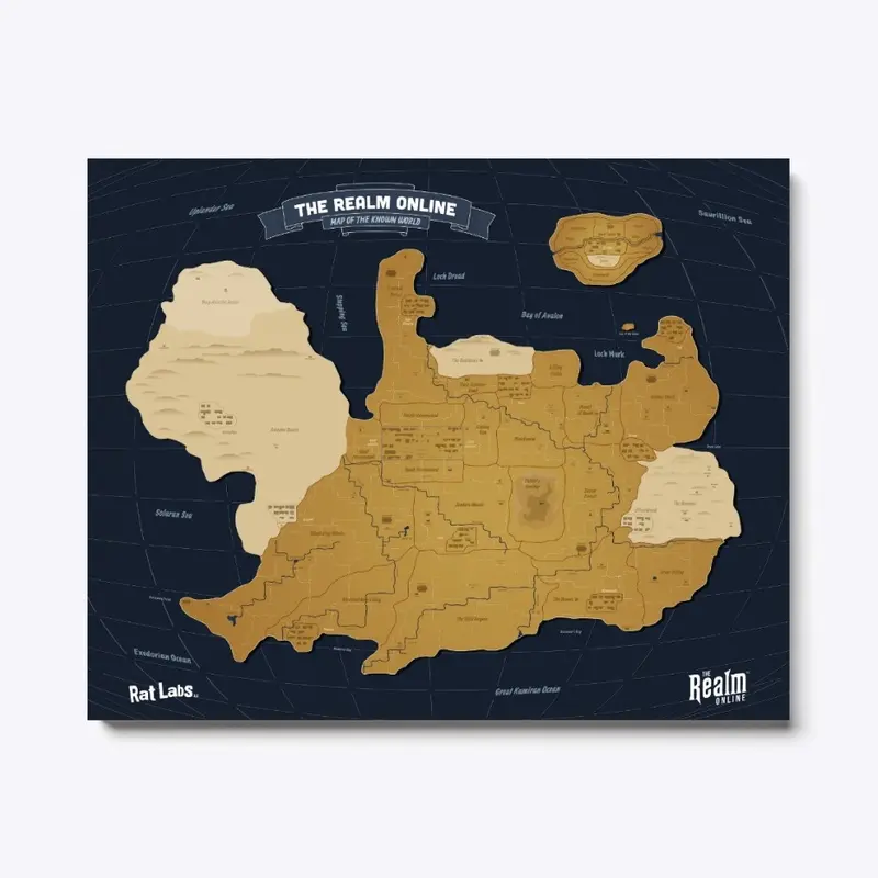 Wall Art - Map of the Known World